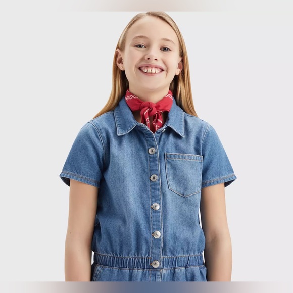 LEVI’s  Denim Romper, NEW - Picture 3 of 3